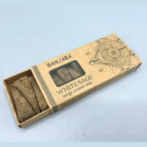 Banjara Smudge Pyramidkoner med vit salvia - produktbild 3