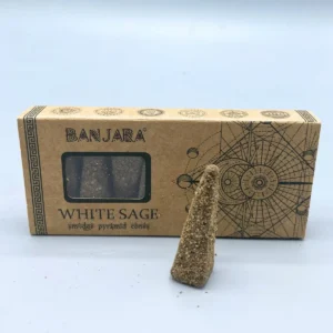 Banjara Smudge Pyramidkoner med vit salvia - produktbild 8