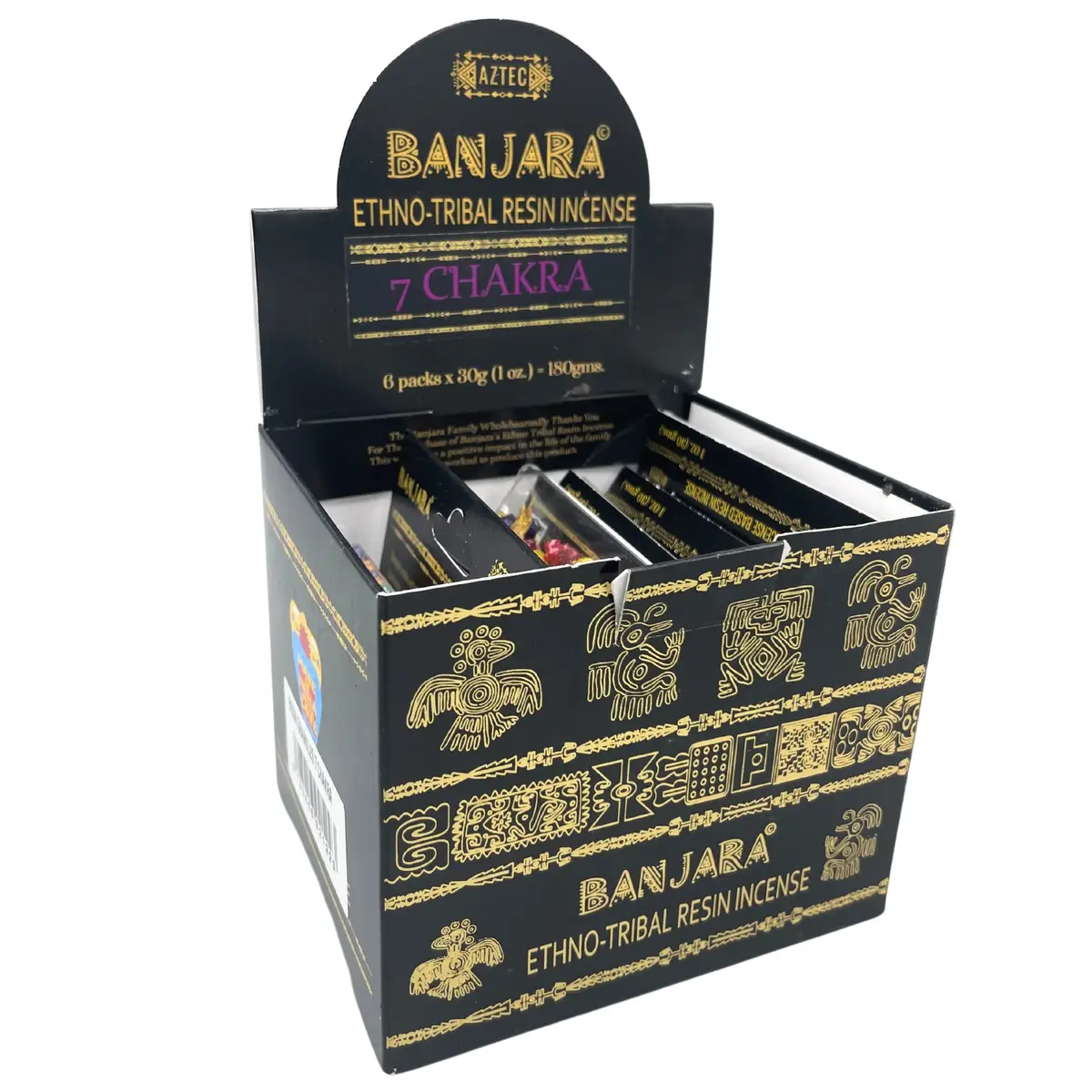 Banjara trädhartsrökelse 7 chakra - produktbild 2