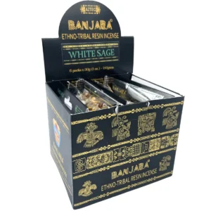 Banjara trädhartsrökelse med vit salvia - produktbild 2
