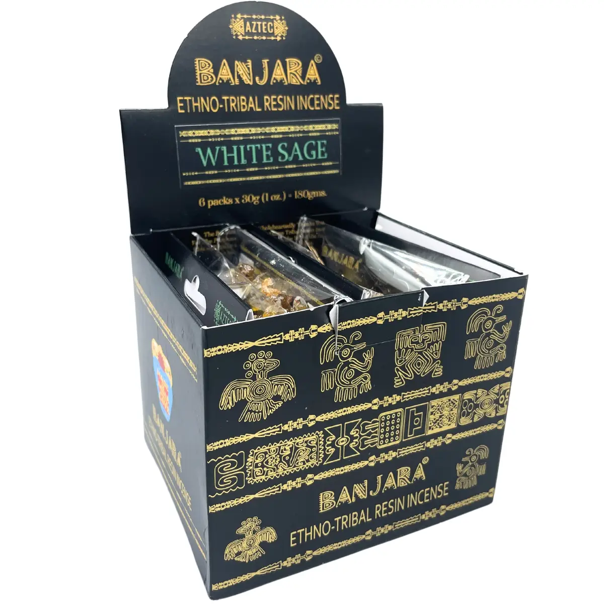 Banjara trädhartsrökelse med vit salvia - produktbild 2