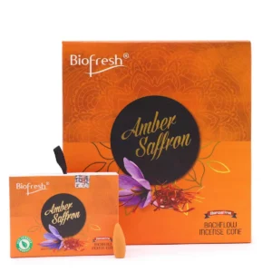 Biofresh Backflow Rökelsekoner Amber Safran, 40-pack - produktbild 2