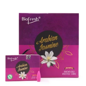 Biofresh Backflow Rökelsekoner Arabian Jasmine, 40-pack - produktbild 2