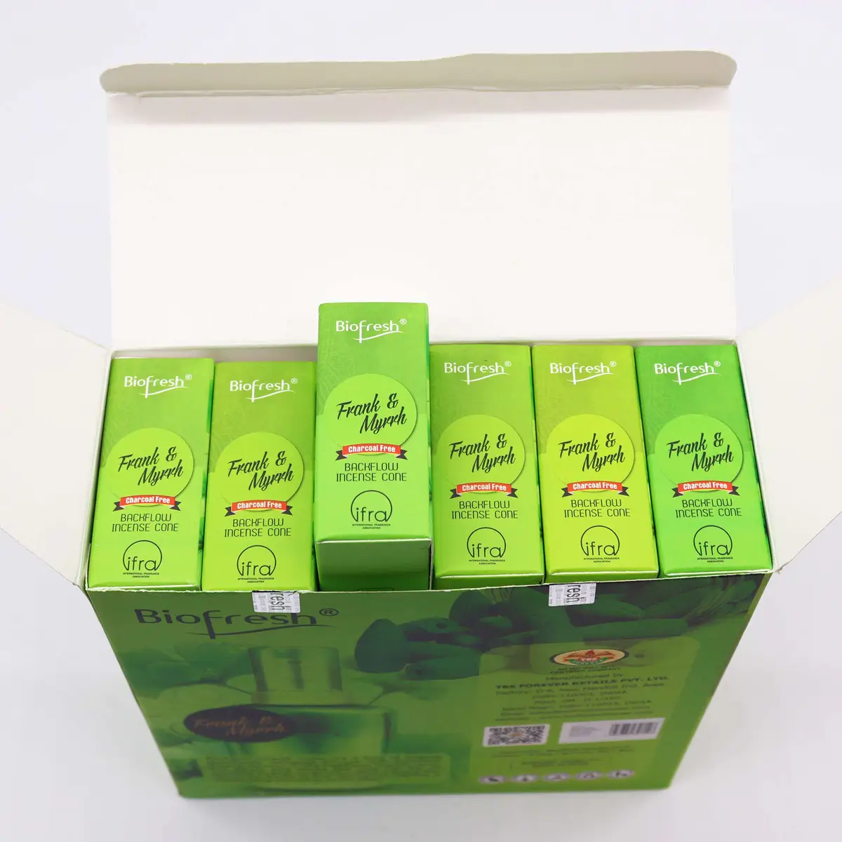 Biofresh Backflow Rökelsekoner Frank & Myrra 40-pack - produktbild 3