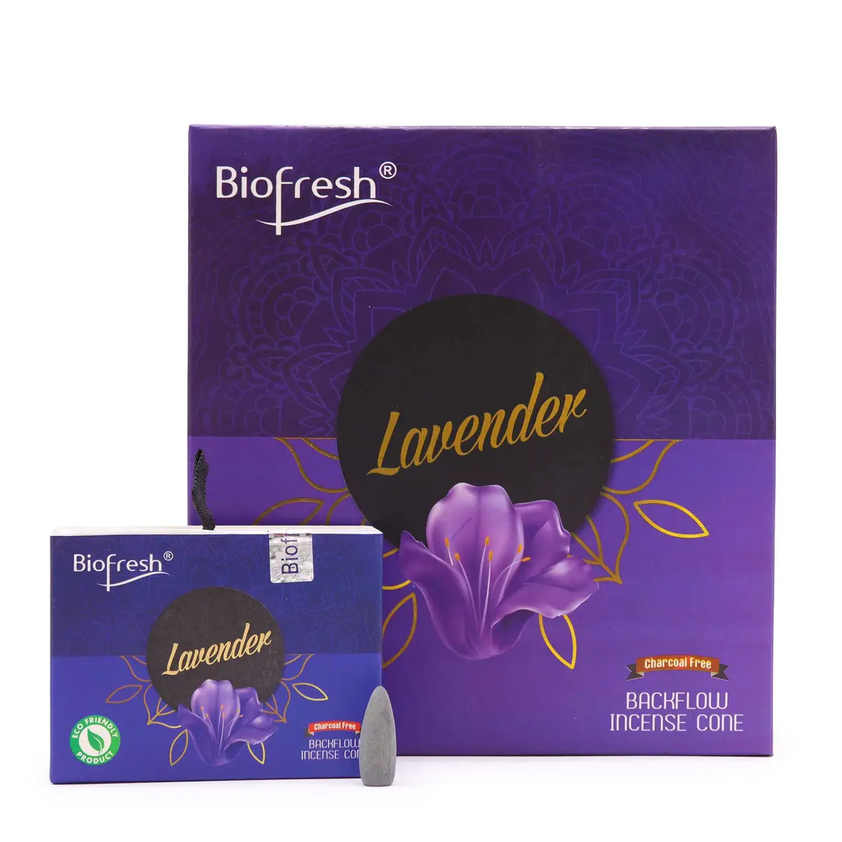 Biofresh Backflow Rökelsekoner Lavendel 40-pack - produktbild 2