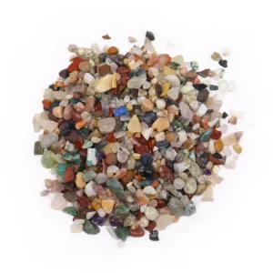 Blandade polerade ädelstensflisor 1 kg - produktbild 3