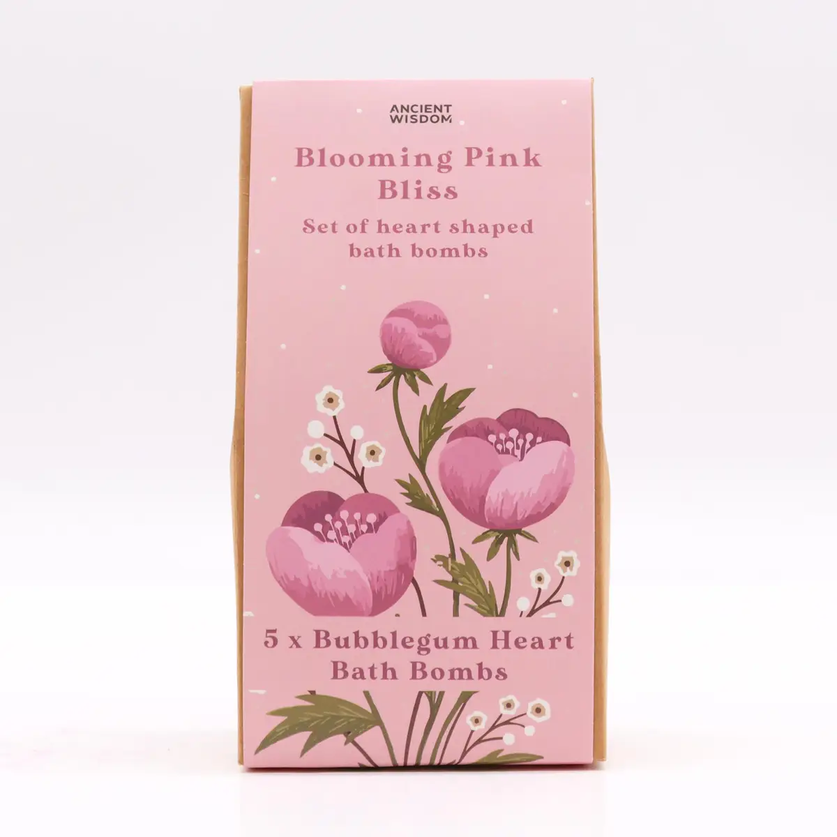 Blooming Pink Bliss presentset med hjärtformade badbomber - produktbild 4
