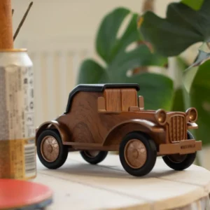 Bluetooth-högtalare och telefonhållare i retro bilmodell - produktbild 8
