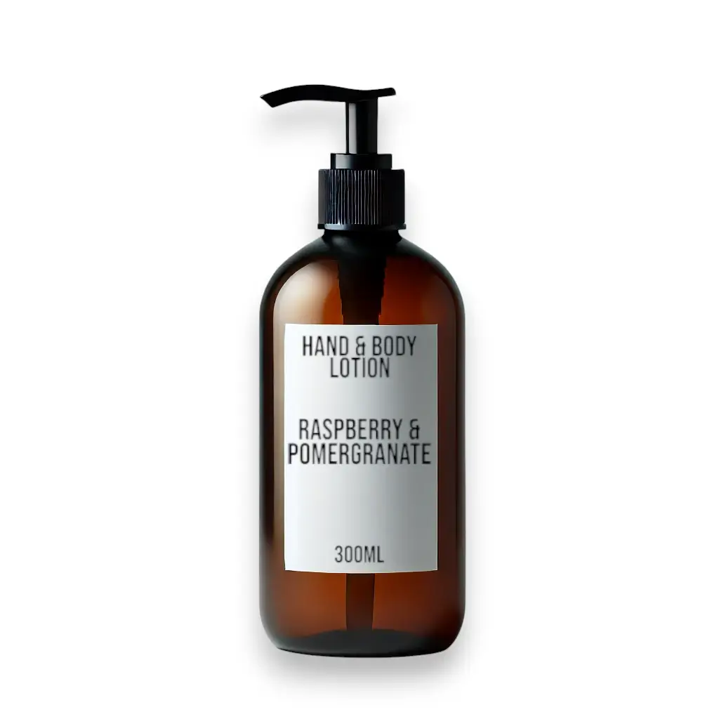 Bodylotion med hallon och granatäpple 300 ml - produktbild 7