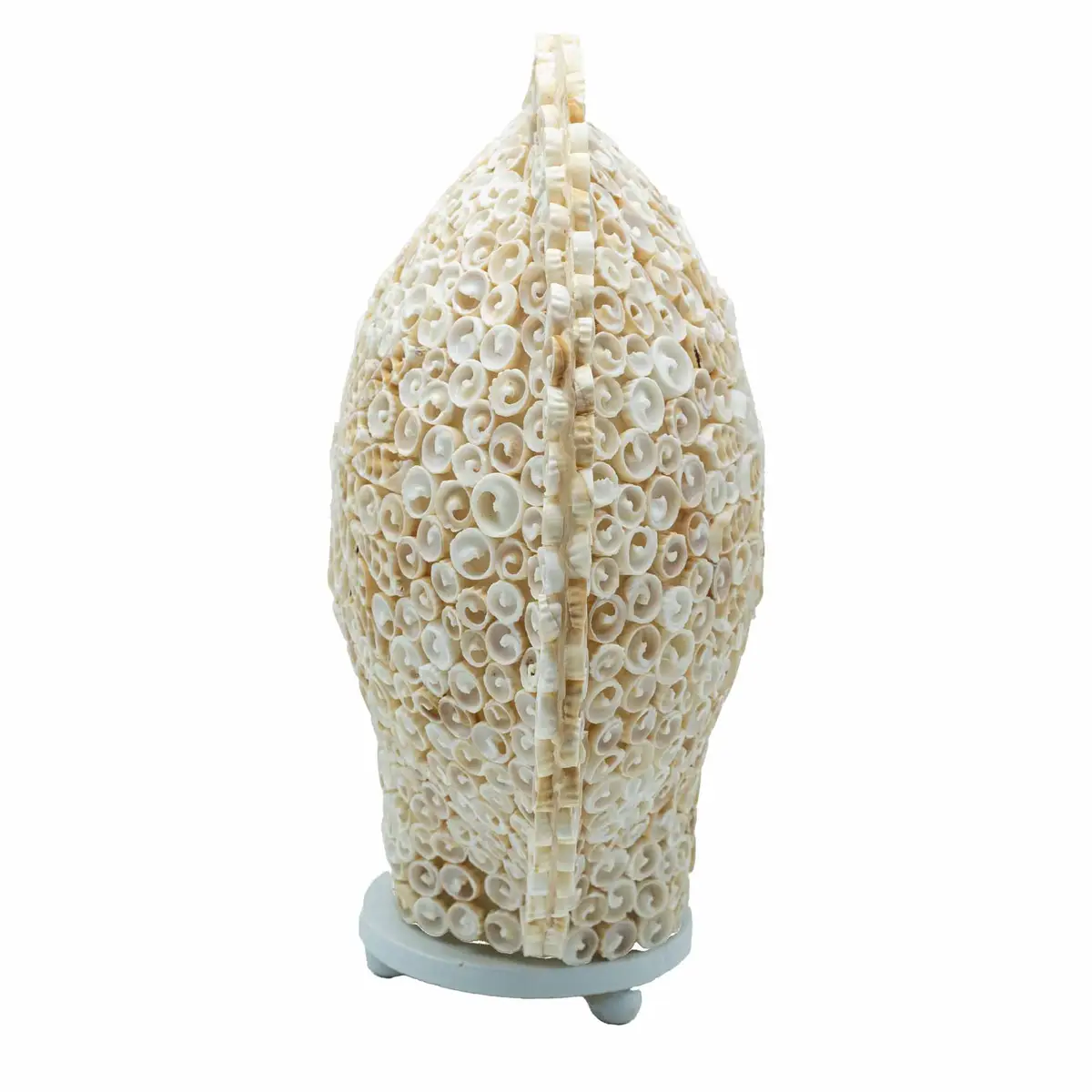 Bohemisk snäckskalslampa rund 30 cm - produktbild 2