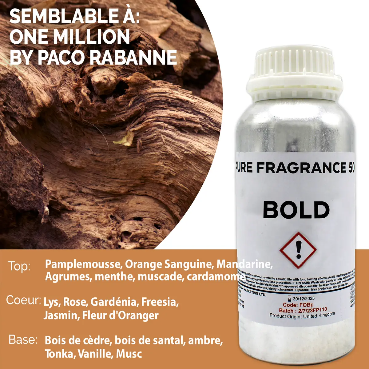 Bold ren doftolja 500 ml - produktbild 4
