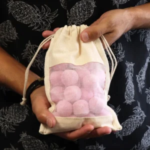 Bomullspåse med genomskinligt fönster 21x15 cm - produktbild 2