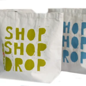 Bomullspåse med tryck Shop Shop Drop - produktbild 3