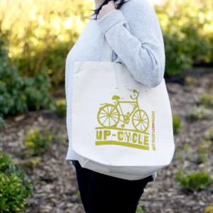 Bomullspåse Up Cycle med tryck - produktbild 3