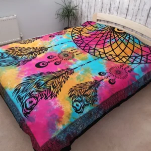 Bomullstäcke och väggbonad Dreamchatcher 230 x 200 cm - produktbild 2