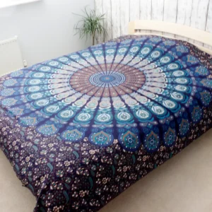 Bomullstäcke och väggbonad med klassisk mandala 230 x 200 cm - produktbild 2
