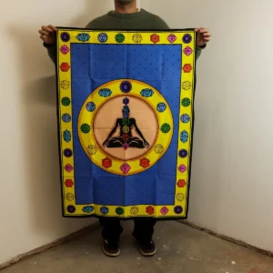 Bomullsväggbonad med chakra-motiv 70x110 cm - produktbild 2