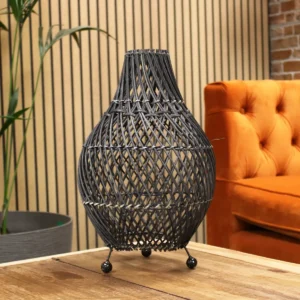 Bordslampa i svart rotting - produktbild 2