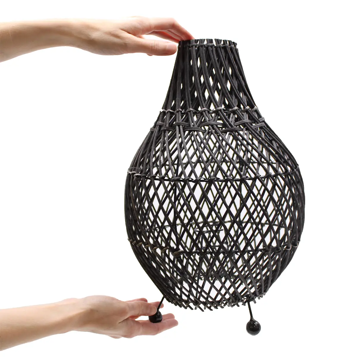 Bordslampa i svart rotting - produktbild 4