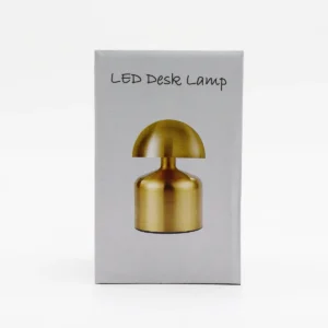 Bordslampa med touchfunktion platt svamp i brons - produktbild 4