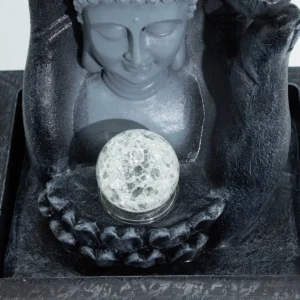 Bordsvatteninstallation med Buddhahand och Buddhafigur 20x25x35 cm - produktbild 4