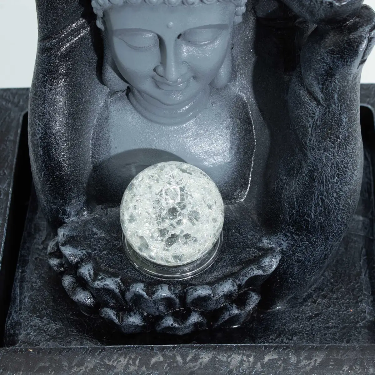 Bordsvatteninstallation med Buddhahand och Buddhafigur 20x25x35 cm - produktbild 4