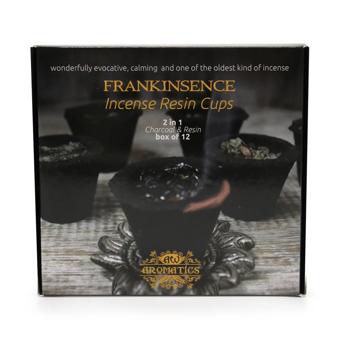 Box med 12 hartsbägare med rökelse frankincense - produktbild 5