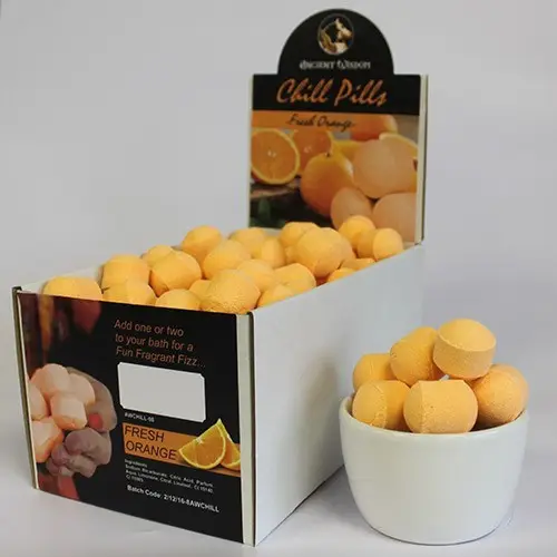 Box med badbomber 1,3 kg - färsk apelsin - produktbild 7