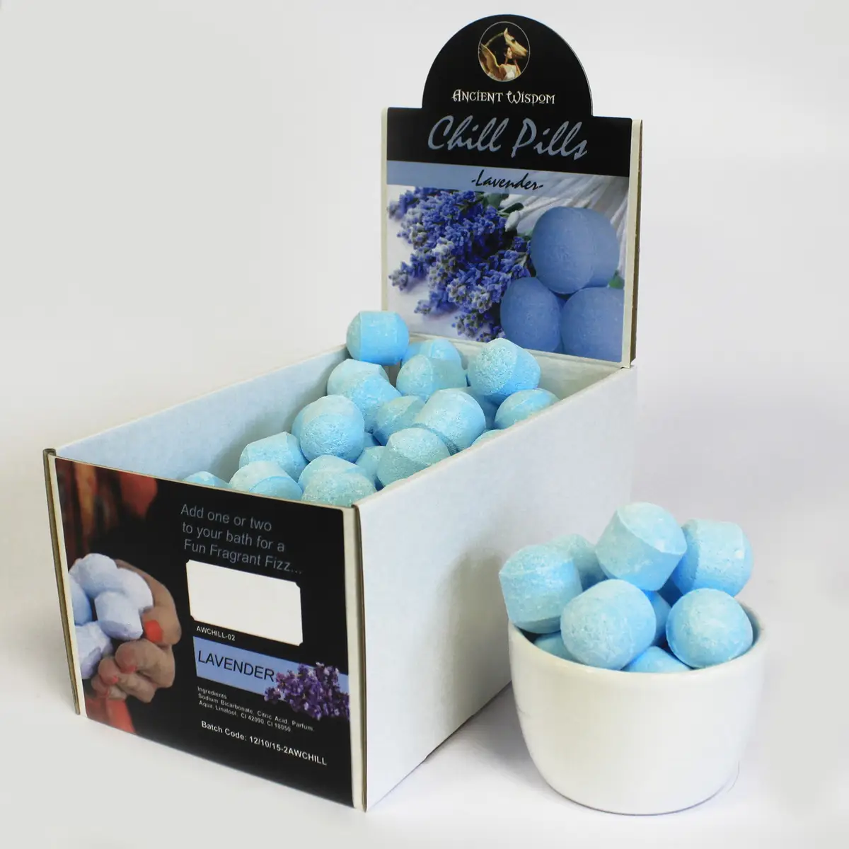 Box med lavendelbadbomber 1,3 kg - produktbild 3