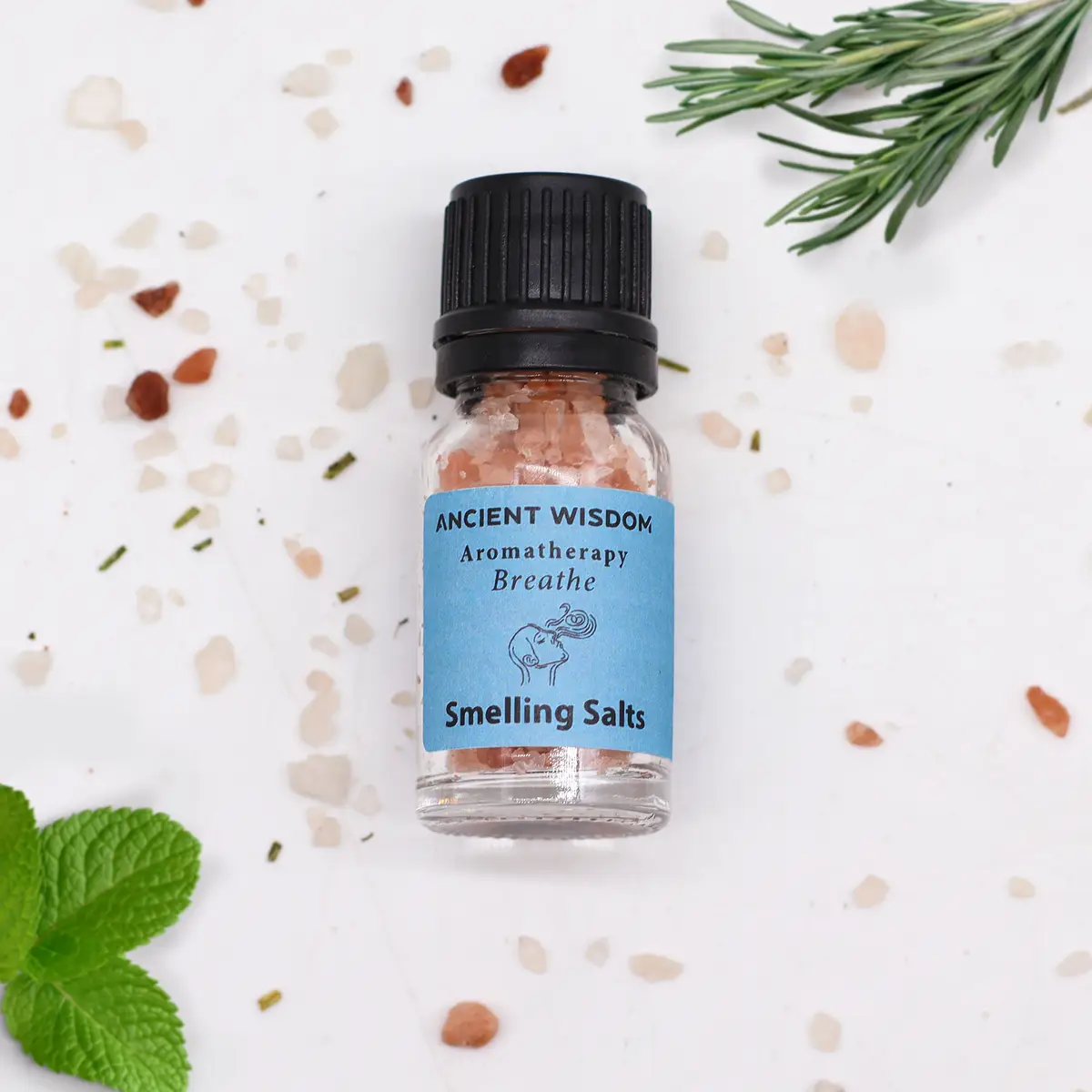 Breathe aromaterapi doftsalt med eteriska oljor och Himalayasalt - produktbild 3