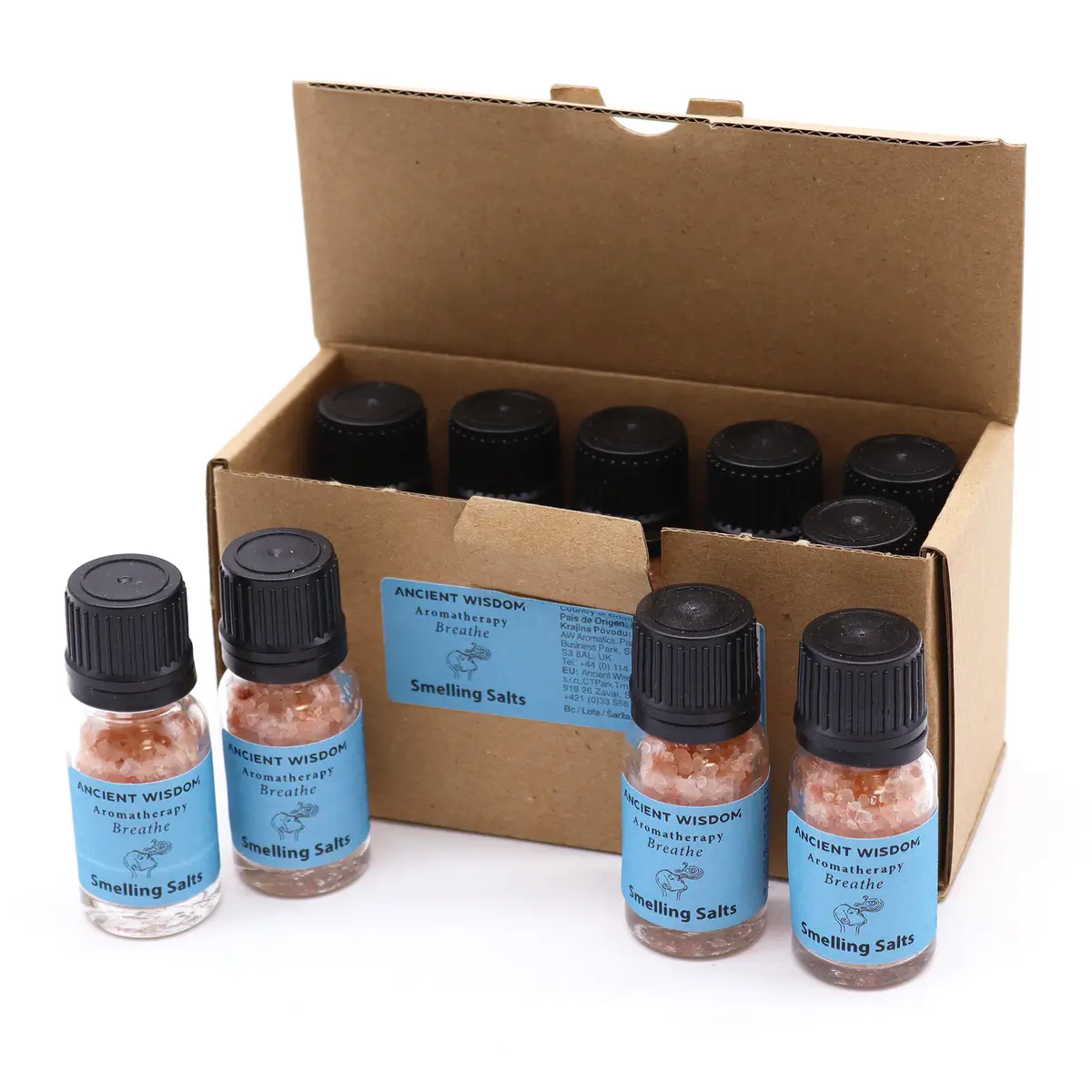 Breathe aromaterapi doftsalt med eteriska oljor och Himalayasalt - produktbild 4