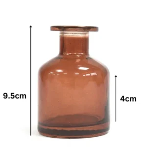 Brun rund doftspridarförpackning i glas 140 ml - produktbild 2