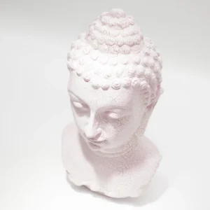 Buddha-bystlampa med oval bas i körsbärssprickor - produktbild 4