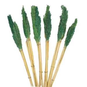 Bukett med kantgräs i teal färg - produktbild 4
