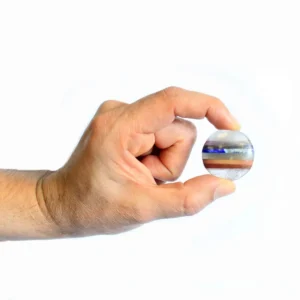 Bundna chakrastenar i kristall handsten 45 mm - produktbild 2