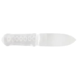 Ceremoniell kniv i selenit med chakrasymboler - produktbild 6