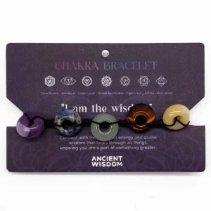 Chakra-armband i tråd med kulor - produktbild 2