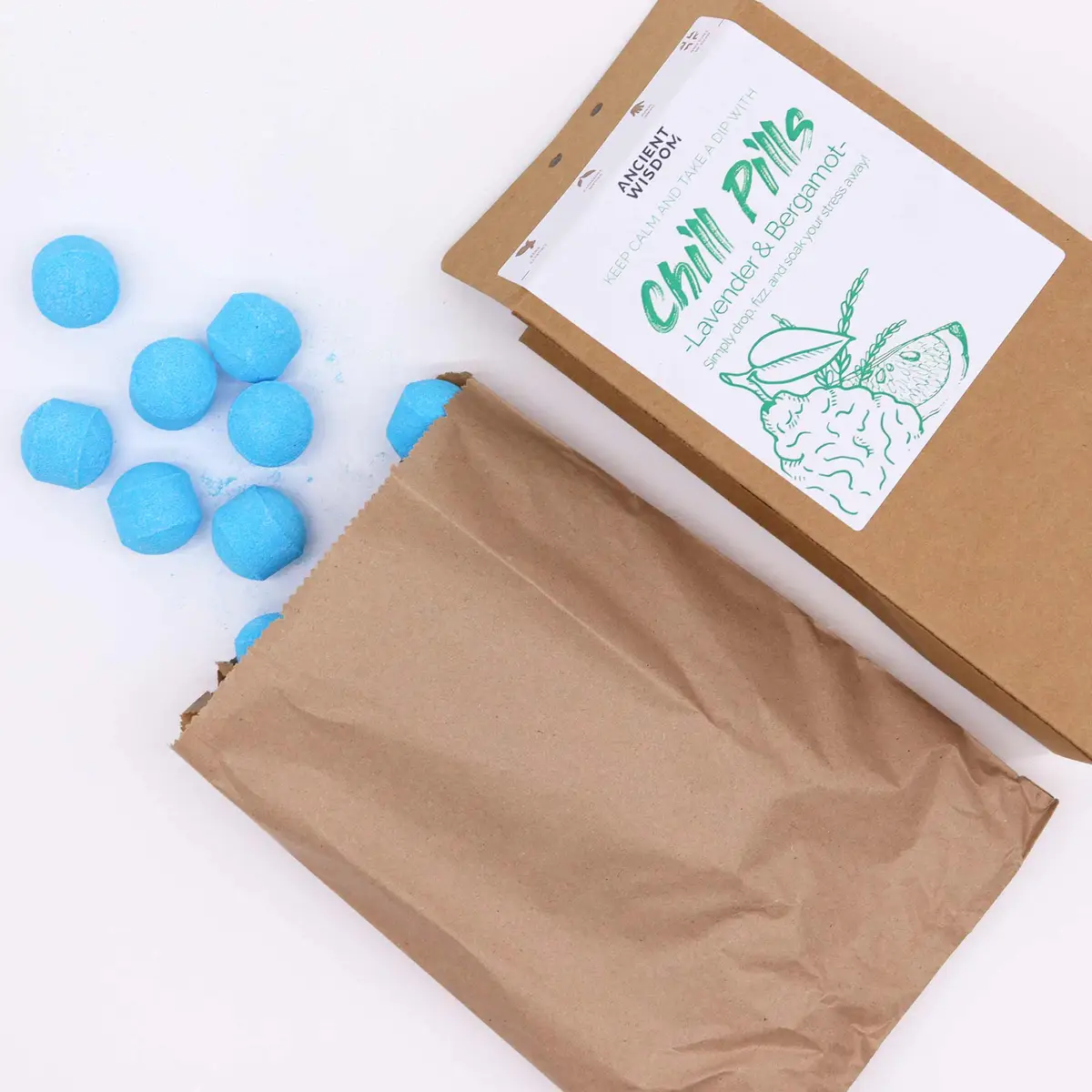 Chill Pills presentpaket 350g med lavendel och bergamott - produktbild 2