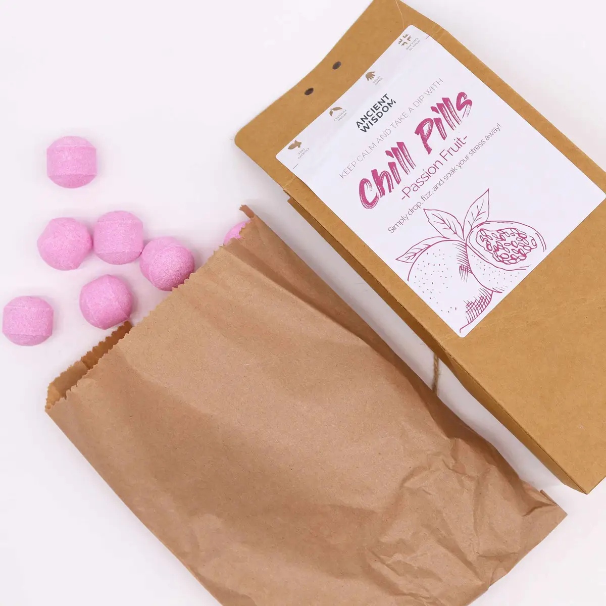 Chill Pills Presentpaket 350g med passionsfrukt - produktbild 2