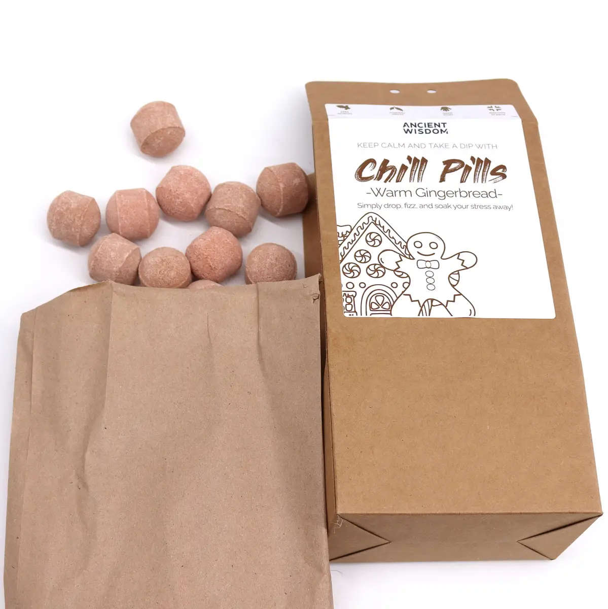 Chill Pills Presentpaket 350g – Varm Pepparkaka - produktbild 2