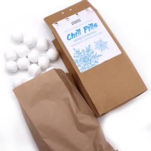 Chill Pills Presentpaket 350g – White Christmas badbomber - produktbild 2