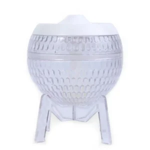 Transparent rund Clear Humidifier Mondo Planet luftfuktare med stativ