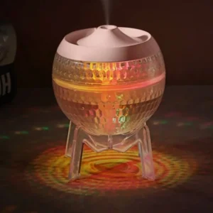 Clear Humidifier Mondo Planet - USB - Färgomslag (nedåtriktat ljus) - produktbild 2