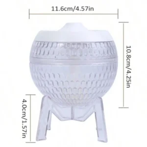 Clear Humidifier Mondo Planet - USB - Färgomslag (nedåtriktat ljus) - produktbild 3