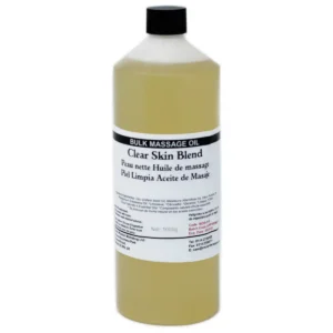Flaska med Clear Skin 1 kg massageolja