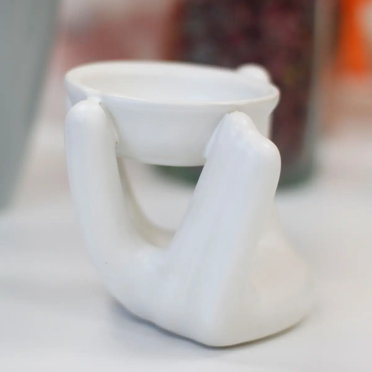 Cool Designs oljebrännare Helping Hand i vitt - produktbild 3