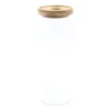 Cottage glasburk med bambulock 25 cm
