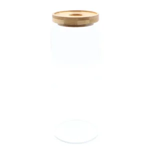 Cottage glasburk med bambulock 25 cm - produktbild 3
