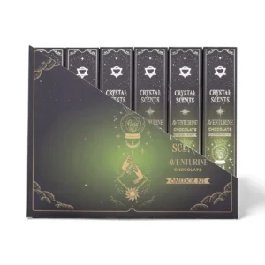 Crystal Scents Rökelsepinnar för Rening med Aventurin och Chokladdoft - produktbild 8