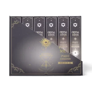 Crystal Scents Rökelsepinnar för Rening med Kanel och Pyrit - produktbild 5